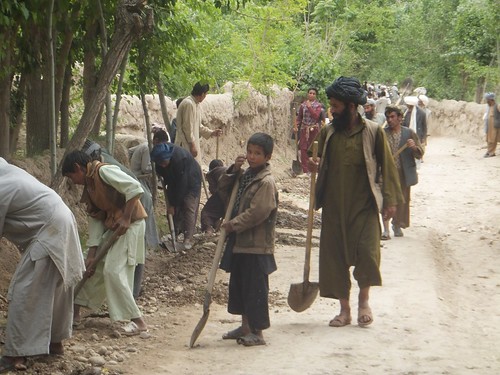 afghanistan usaid community labor volunteers roads mobilization drainage sika extremepoverty foodsecurity hashar