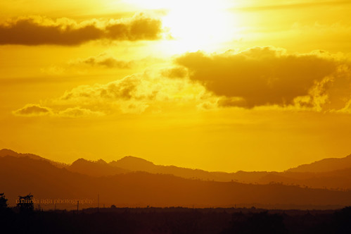 sunset sky sun mountains nature silhouette clouds golden dominicanrepublic hills layers 75300mm tones puntacana thegalaxy