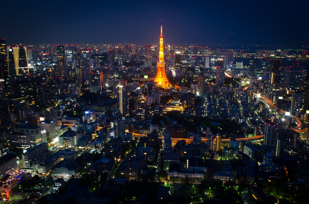 Tokyo Night View From Roppongi Hills - Explore 23-07-2014