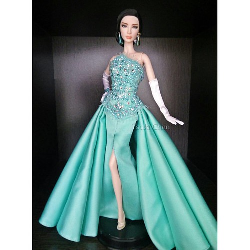 Mint Beaded Gown | Inspired by evening gown designed by @ana… | Flickr