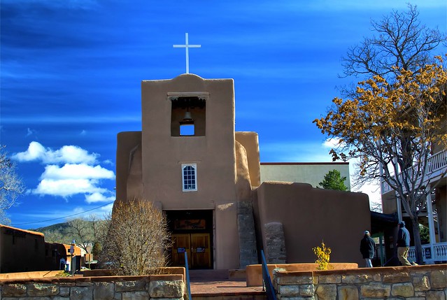 San Miguel Church in Santa Fe the oldest church structure in the USA ca 1610