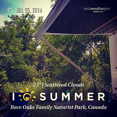 Photo made by Instaweather  Free App! @instaweatherpro #instaweather #instaweatherpro #weather #wx #android  #mountalbert #canada #day #summer #clouds #evening #ca #naturist #nudist #bareoaks
