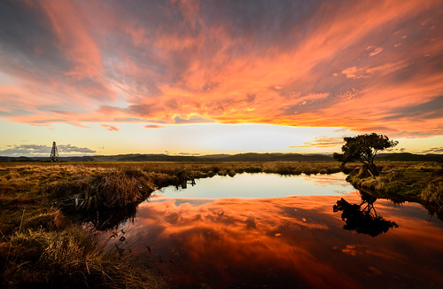 bayview clouds foehn hawkesbay light napier newzealand sky sunset tarn tree tussock water caldwell ankh