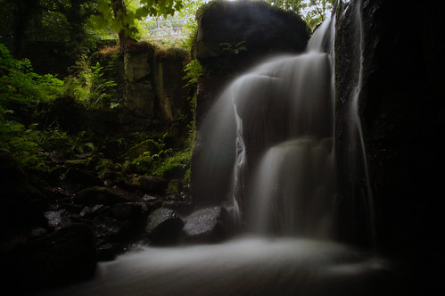 waterfall derbyshire falls matlock lumsdale