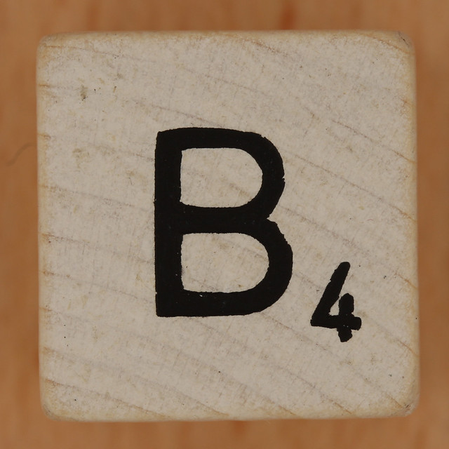 Crossword dice letter B