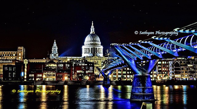 St. Paul's Cathedral and Millennium Bridge from my click...