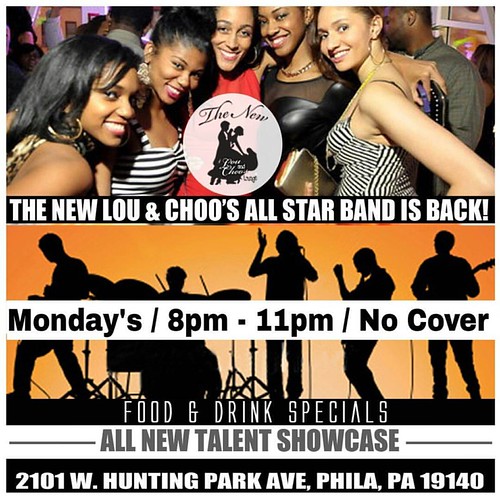 Please Repost:  The Band Is Back By Popular Demand!!!! Join Us @ The New Lou & Choo's  With The Lou & Choo's All Star Band Featuring Showtyme 2101 Hunting Park Avenue Philadelphia Pennsylvania This Monday November 14th 8pm - 11pm With A New Open Mic Showc | by deelamour