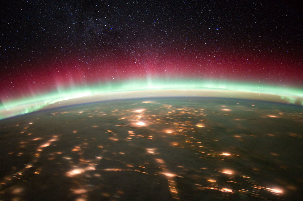 Archive: Aurora Over Calgary and Spokane (NASA, International Space Station, 02/19/12)