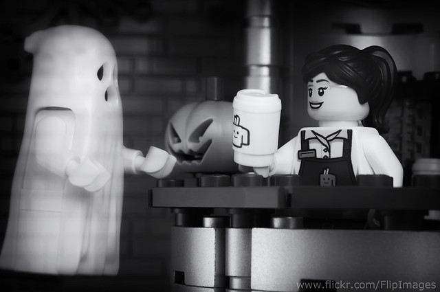Ghosts need coffee too.....
