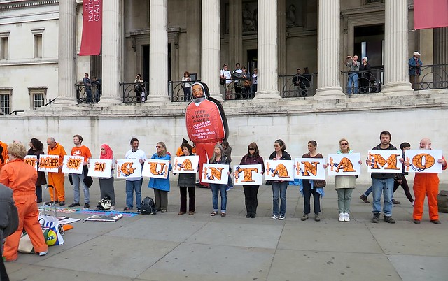 Close Guantanamo protest, London, May 23, 2014