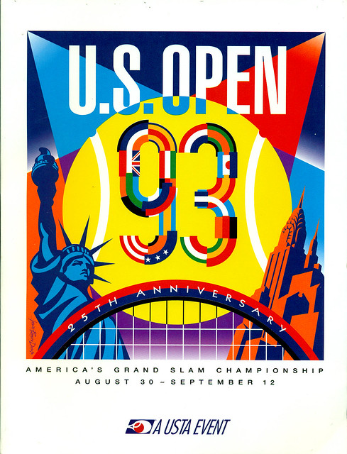 August 30-September 12, 1993, US Open Tennis, New York - Official Souvenir Program