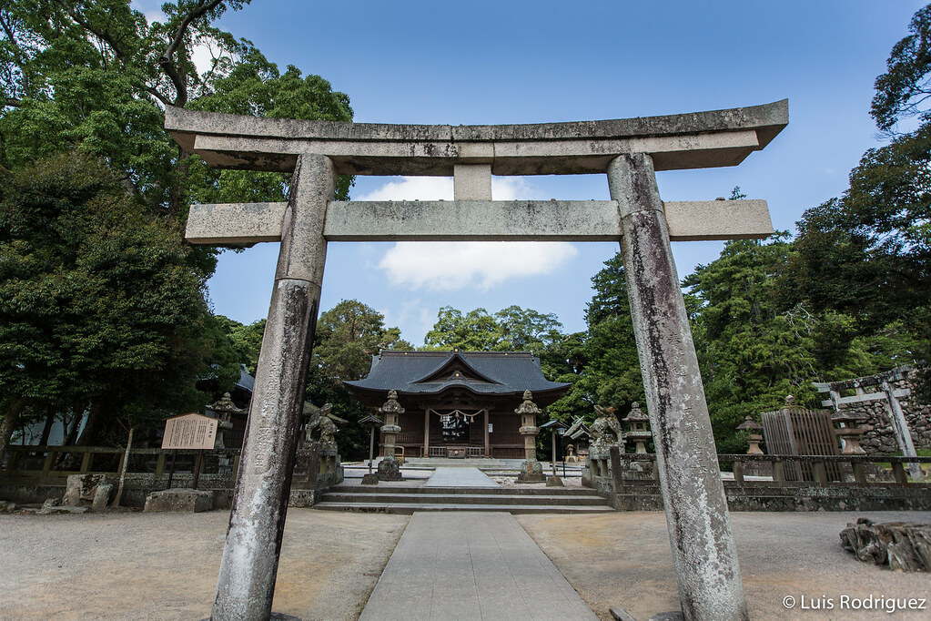 Santuario de Matsue, en el interior del recinto del castillo