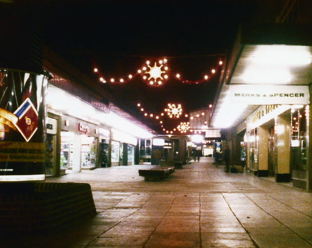Christmas in Hollins Walk 1974