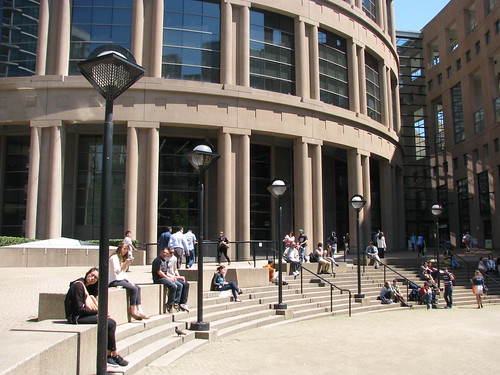 Central Library - in front of Robson Campus