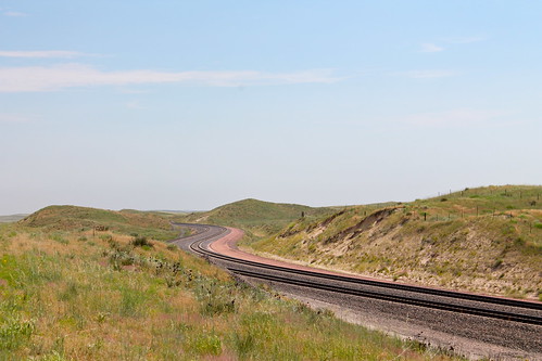 railroad nebraska track sandhills