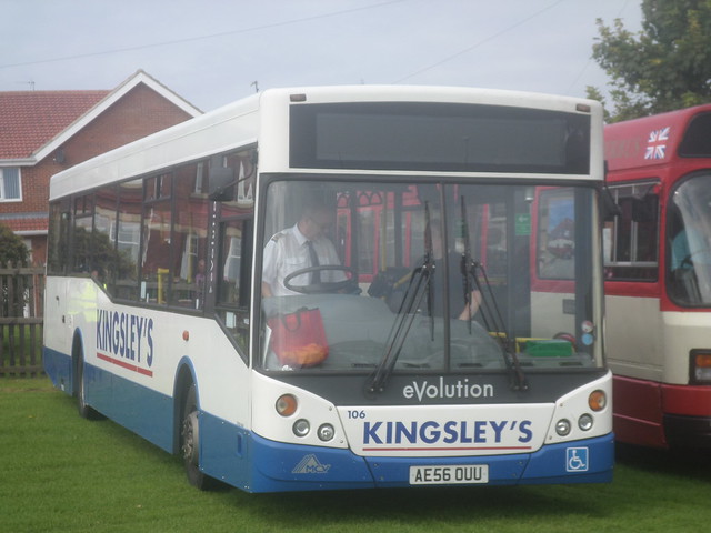 0106 AE56 OUU Kingsley's MCV Evolution at Seaburn Bus Rally 2014