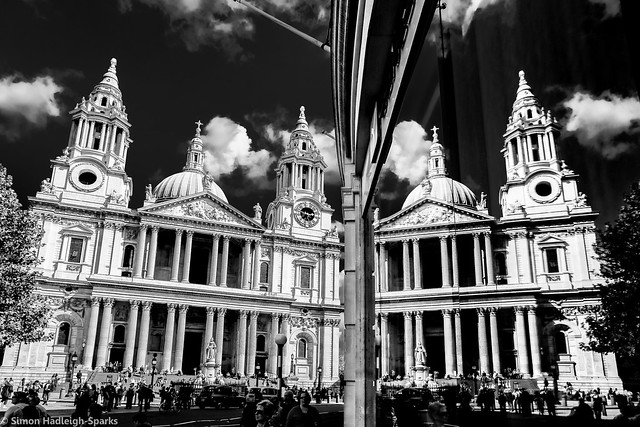 St Paul's Cathedral - Mirror Mirror by Simon Hadleigh-Sparks (On Explore 10th Sept 2014)