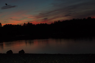Sunset over Needham Lake