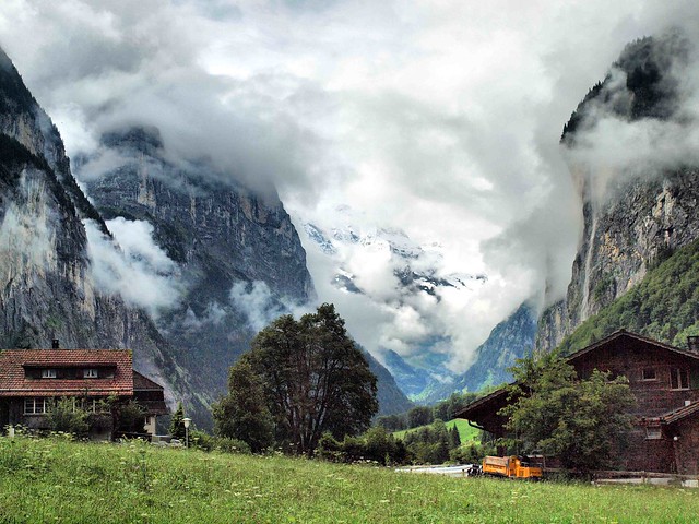 Wengen Alpine valley