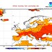 Teplotní odchylky v Evropě od prosince do února předpovídané podle amerického modelu CFS 15. 10. 2016, foto: NOAA