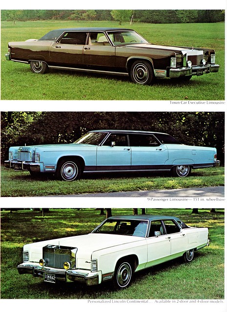 1974 Lincoln Continental Limousines