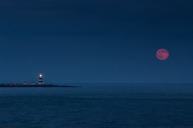 Honey Moon Rising beside Hook Lighthouse
