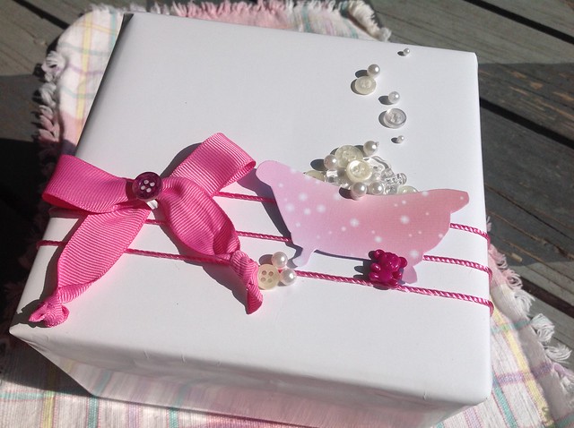 Button and Bows Baby Gift
