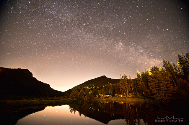 Rural Colorado Rocky Mountain Milky Way View