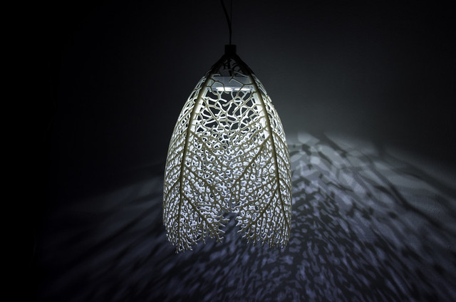 hyphae pendant lamp (photo by Margaret Swanson)