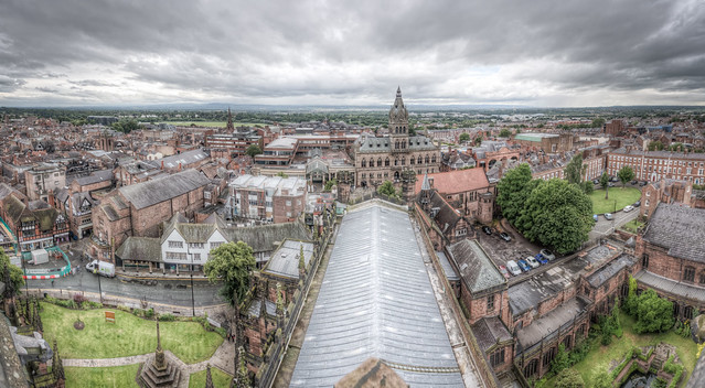Chester Cathedral at Height