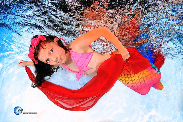 Meerjungfrauenschwimmen - Mermaid Schwimmkurse - Meerjungfrauen Schwimmen H2OFoto.de Unterwasserfotos