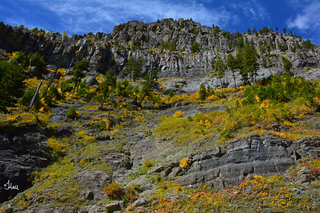 Autumn Colored Mountain - Glacier National Park - 5960b+ | Flickr