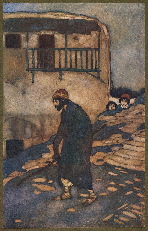'For many months he travelled without clue.'