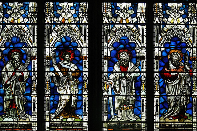 Sat, 06/18/2011 - 15:24 - Clerestory stained glass. Gloucester Cathedral 18/06/2011