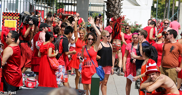 Red Dress Run - Zoe McLellan from NCIS New Orleans