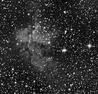NGC 7380 Wizard Neb JPEG CROP bandw | by Bright Sky Photography