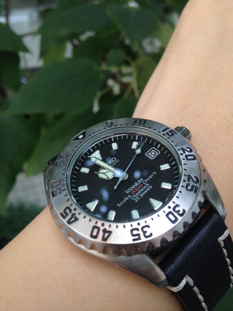A short life watch - Seiko SCVF001 4S15-7000 Titanium Scub… | Flickr