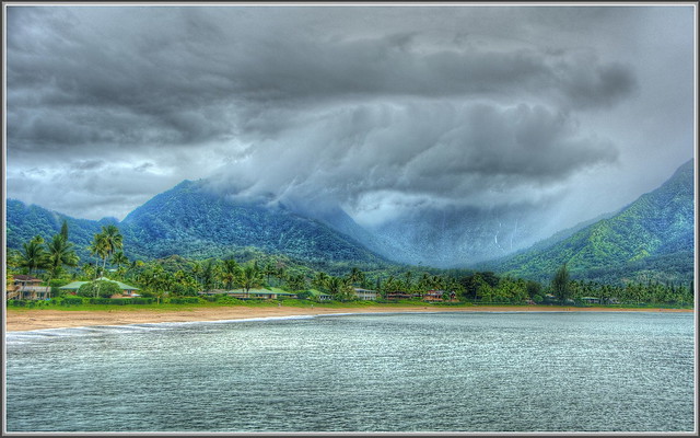 Stormy Hanalei Bay