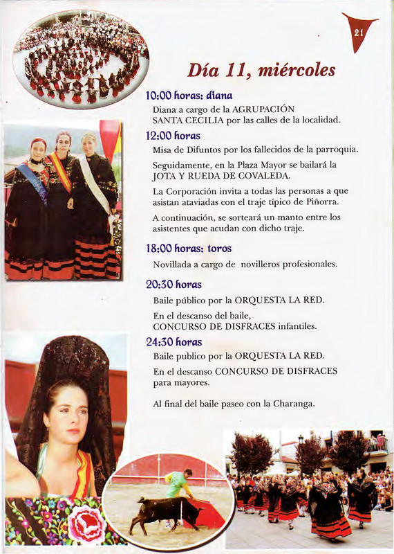 Programa Fiestas de San Lorenzo Año 2004