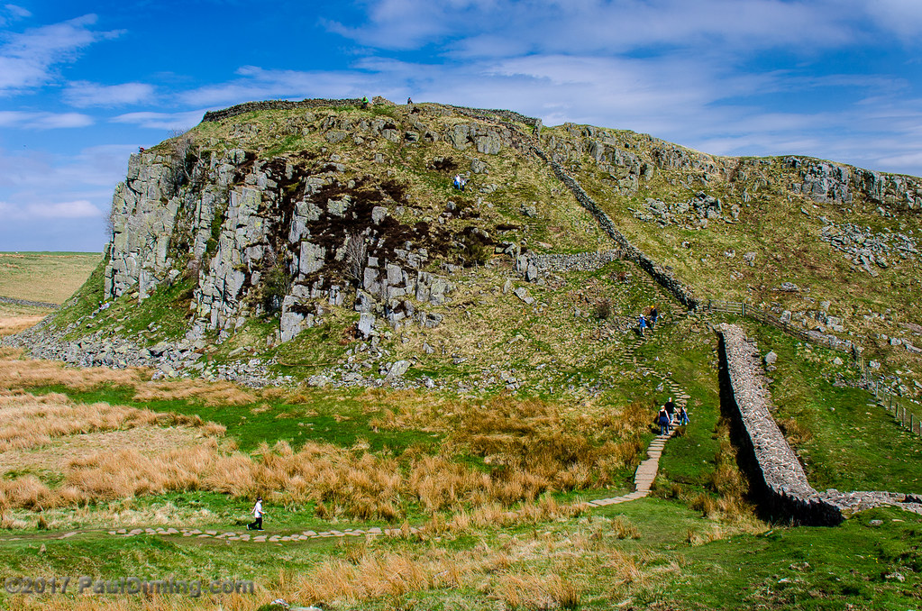 Hadrian's Wall & Peel Crag - Once Brewed, England, UK