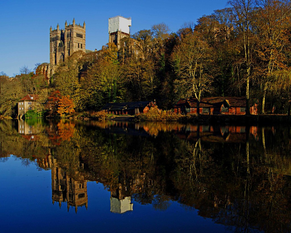 Durham Cathedral & Mill landscape reflection