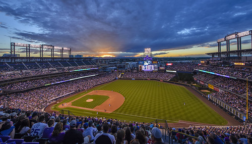 colorado rockies cubs chicago stadium panorama wide angle mile high line nikon d600 nikkor 1424mm f28g lens coors field al case