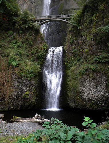 Multnomah Falls on Historic Hwy 30 in Oregon