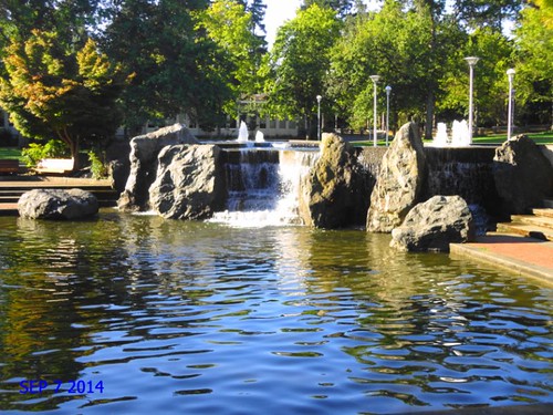 University Fountain, University of Victoria, Victoria, B.C.