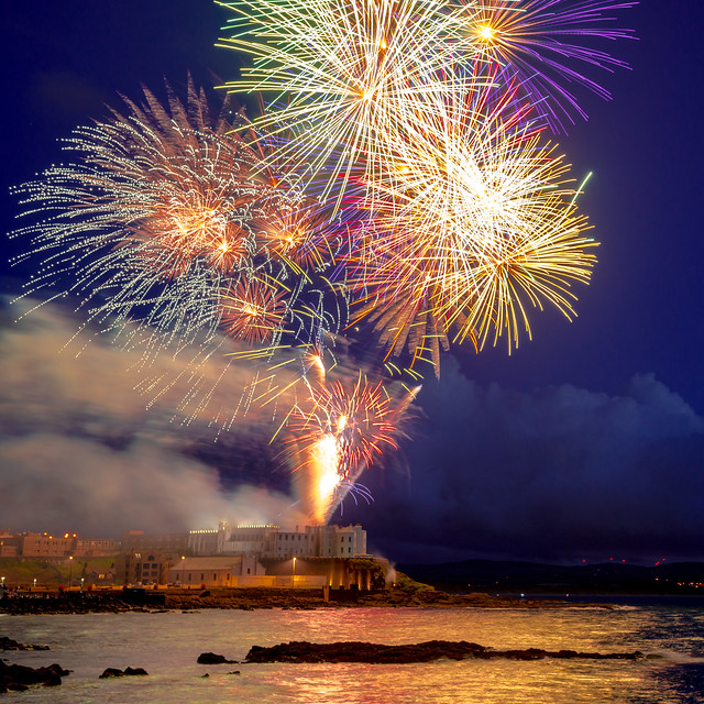 Red Sails Fireworks Display Portstewart 2014