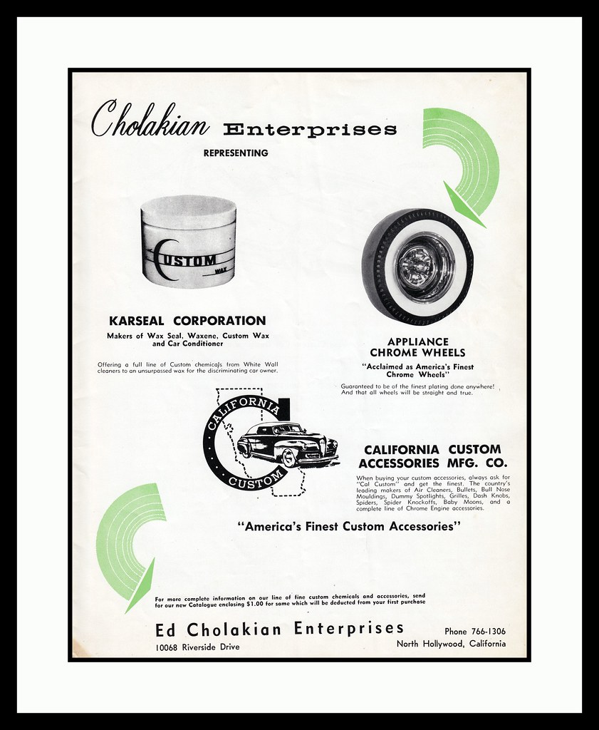 Cholakian Enterprises, 1962