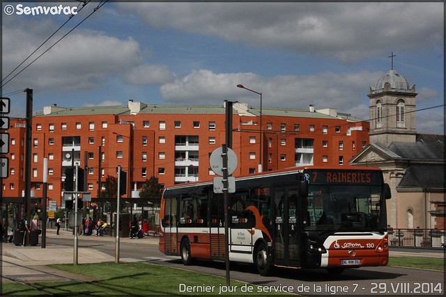 Irisbus Citélis 12 - Setram (Société d'Économie Mixte des Transports en commun de l'Agglomération Mancelle) n°130