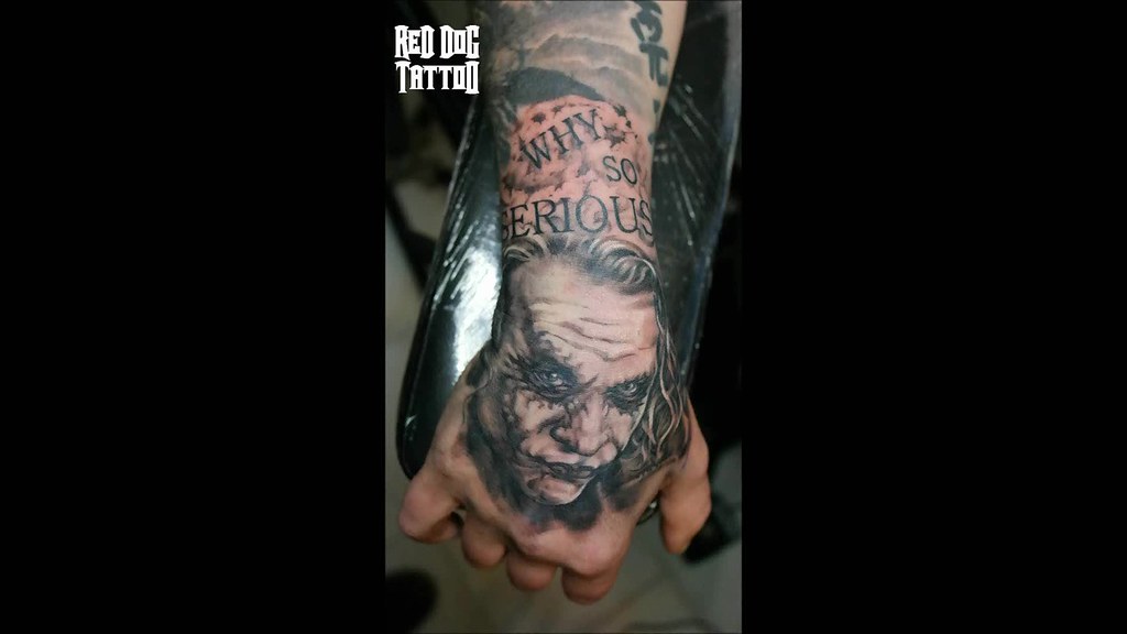 Amazoncom Joker Hand Tattoo