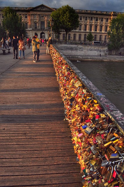 Pont des Arts with locks