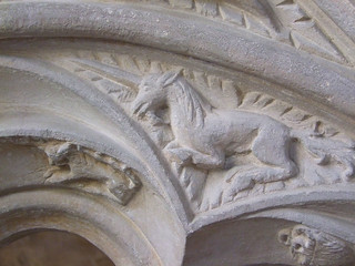 unicorn on the tomb of Robert Harling